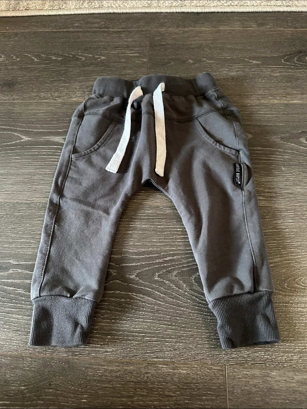 Little Bipsy Charcoal Gray Jogger Pants